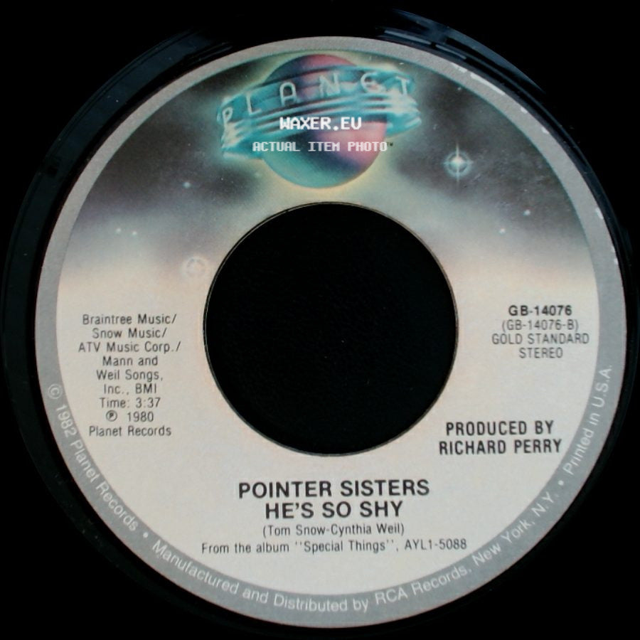Pointer Sisters - Fire / He's So Shy side B