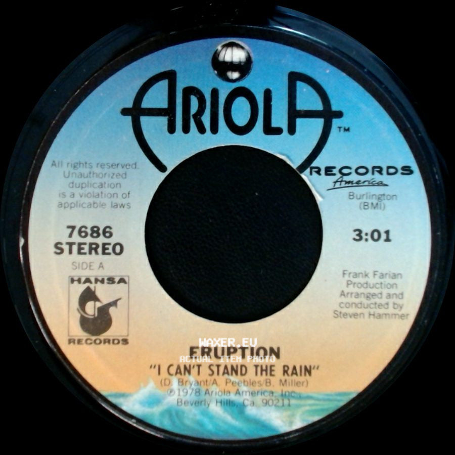 Eruption - I Can't Stand The Rain / Be Yourself side A