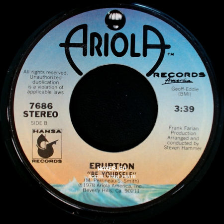 Eruption - I Can't Stand The Rain / Be Yourself side B