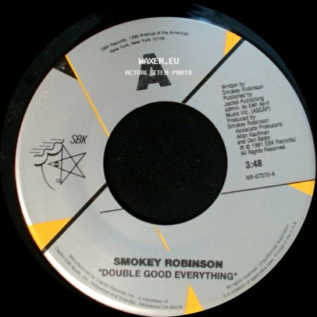 Smokey Robinson - Double Good Everything / Guess What I Got For You side A