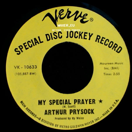 Arthur Prysock - Pretty Girl / My Special Prayer side B