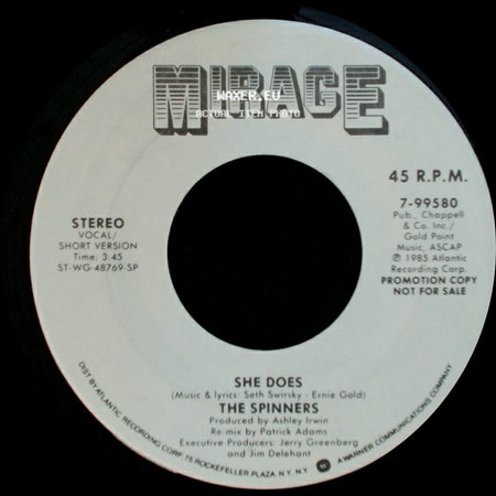 The Spinners - She Does / She Does side A
