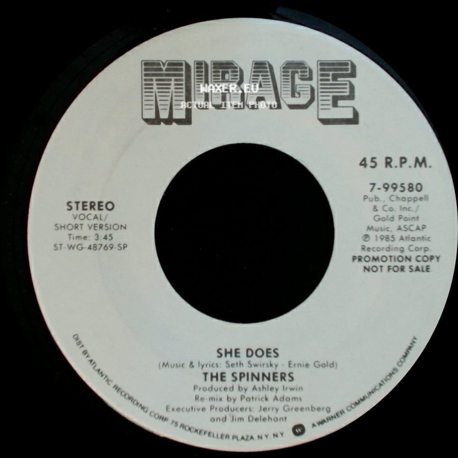 The Spinners - She Does / She Does side A