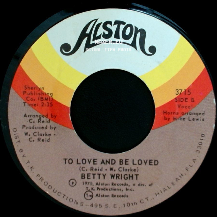 Betty Wright - Ooola La / To Love And Be Loved side B