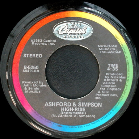 Ashford & Simpson - High-Rise / High-Rise (Instrumental) side B
