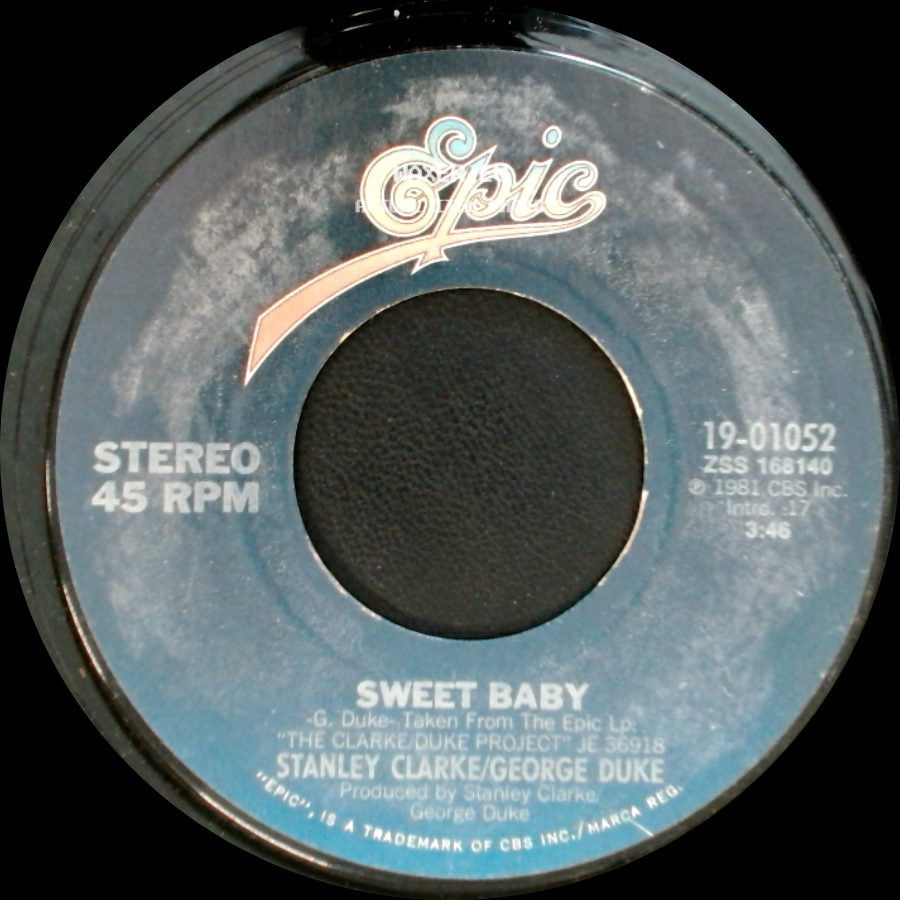 Stanley Clarke/George Duke - Sweet Baby / Never Judge A Cover By Its Book side A