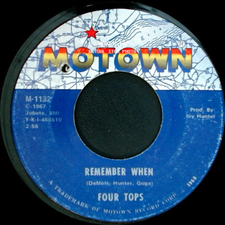 Four Tops - Remember When / I'm In A Different World side A