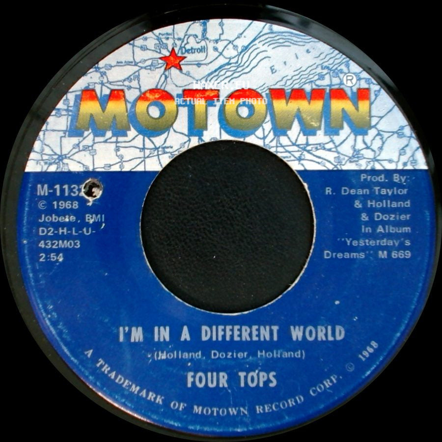 Four Tops - Remember When / I'm In A Different World side B