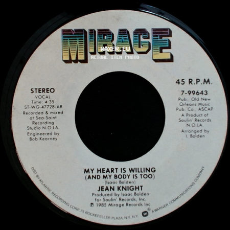 Jean Knight - My Heart Is Willing (And My Body Is Too) / My Toot Toot side A