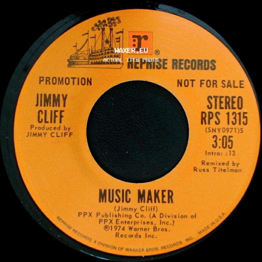 Jimmy Cliff - Music Maker / Music Maker side A