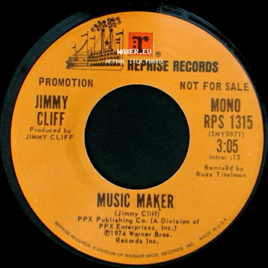 Jimmy Cliff - Music Maker / Music Maker side B