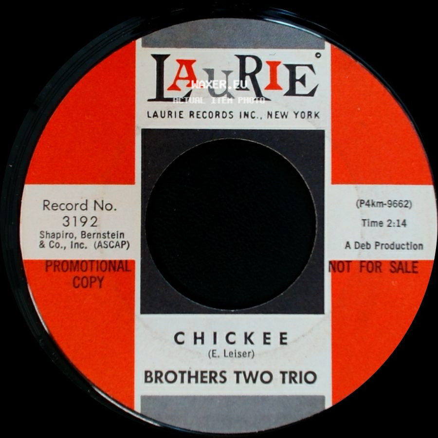 Brothers Two Trio - Chickee / Can Spring Be Far Behind side A