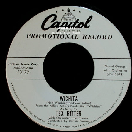 Tex Ritter - September Song / Wichita side B