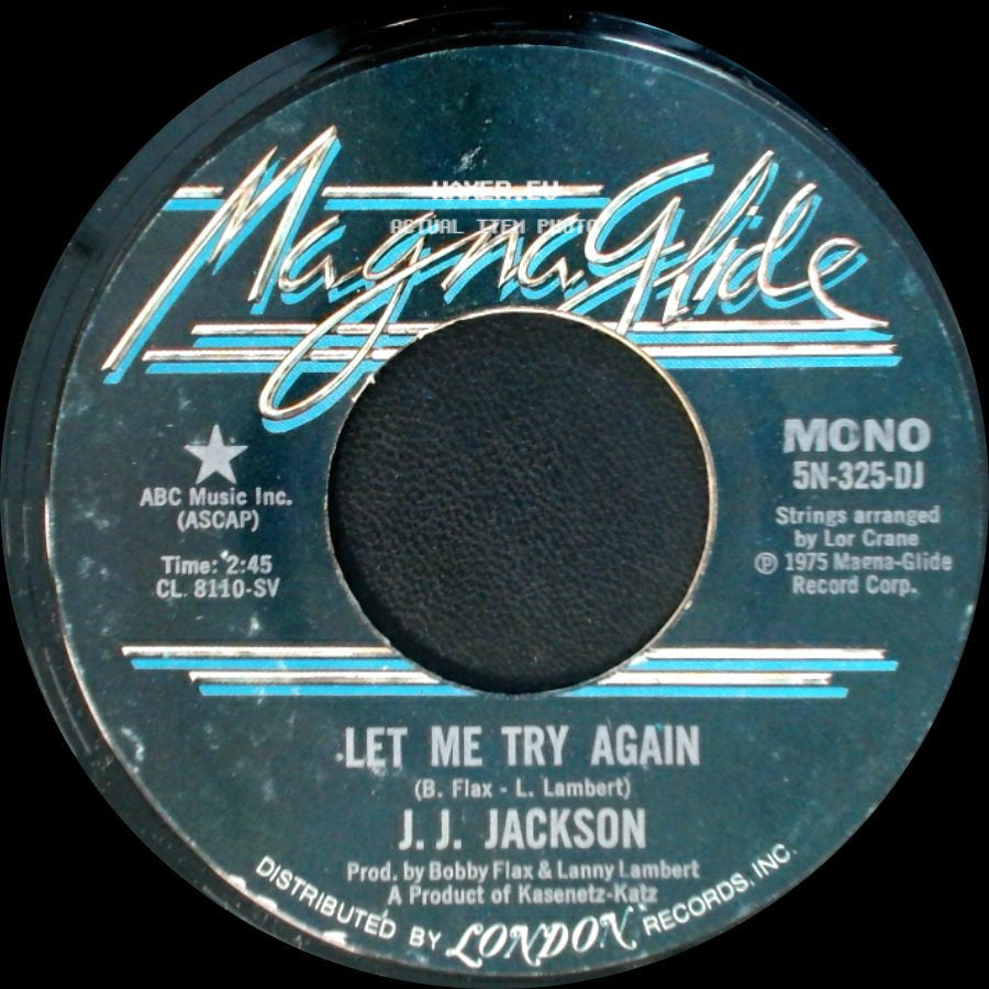 J. J. Jackson - Let Me Try Again / Let Me Try Again side A
