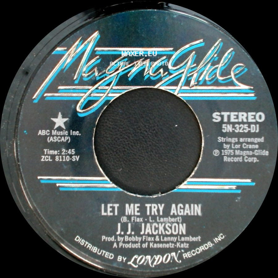 J. J. Jackson - Let Me Try Again / Let Me Try Again side B