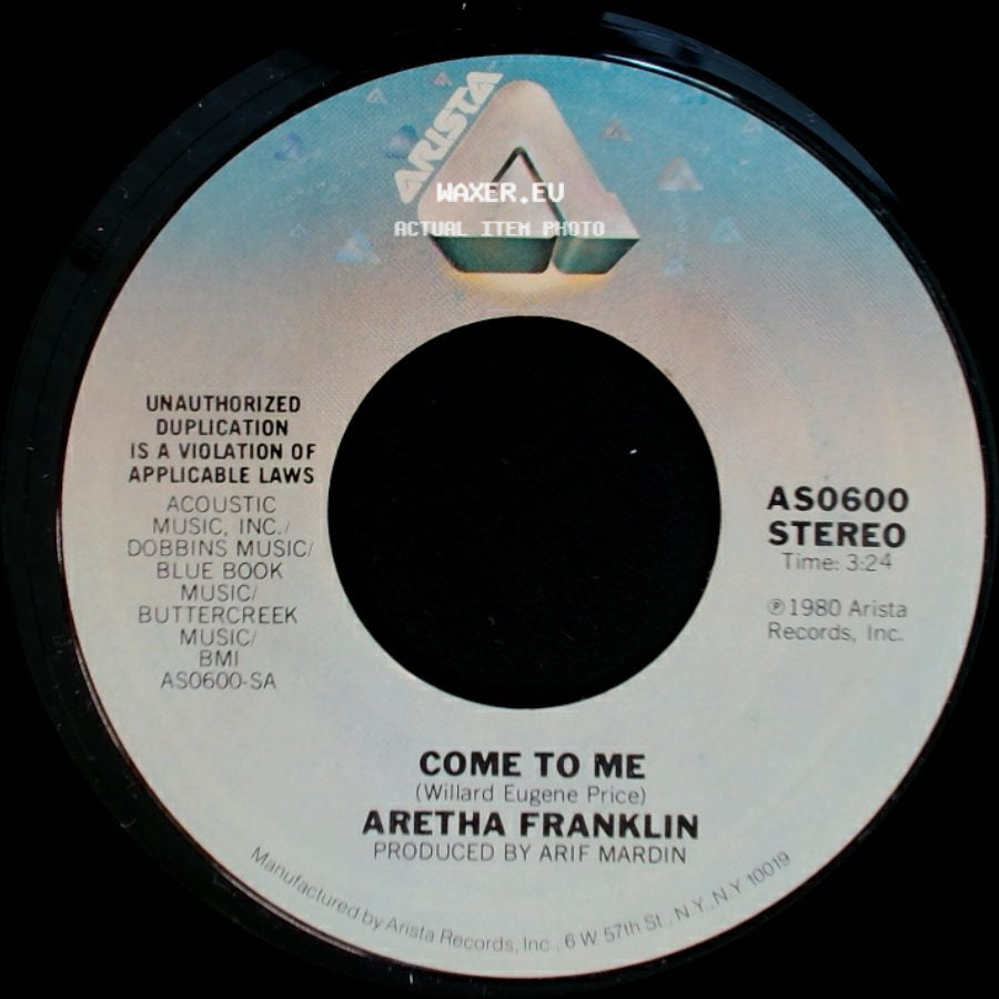 Aretha Franklin - Come To Me / School Days side A