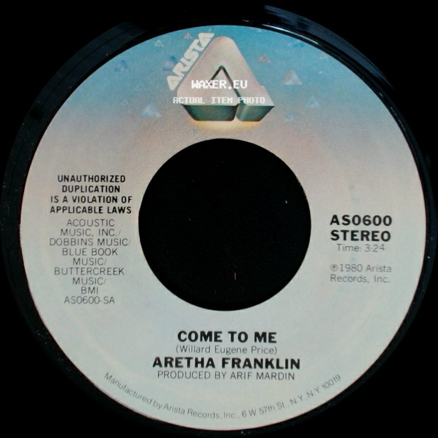 Aretha Franklin - School Days / Come To Me side B