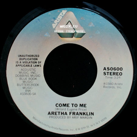 Aretha Franklin - School Days / Come To Me side B