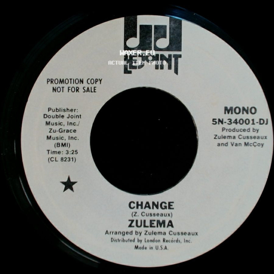 Zulema - Change / Change side A