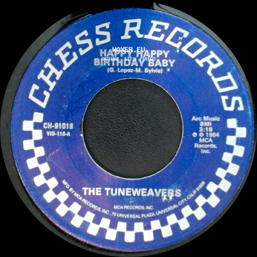 The Tuneweavers / The Miracles - Happy Happy Birthday Baby / Bad Girl side A