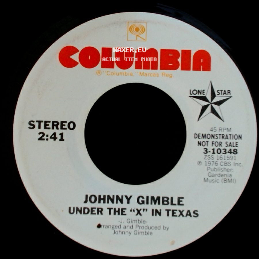 Johnny Gimble - Under The "X" In Texas / Under The "X" In Texas side A