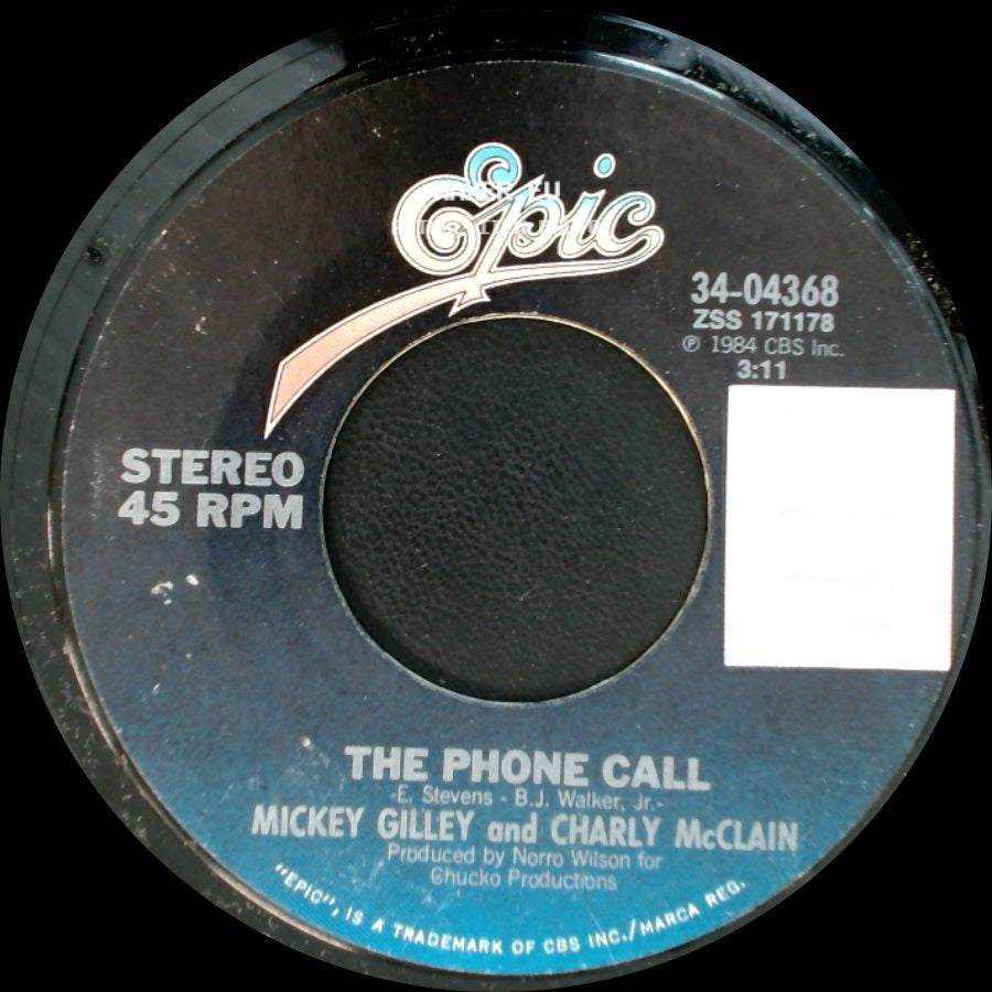 Mickey Gilley And Charly Mcclain - Candy Man / The Phone Call side B