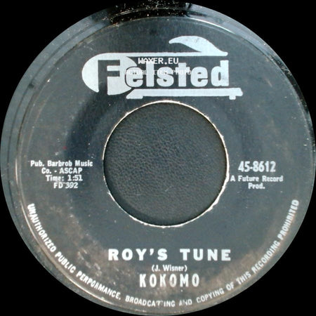 Kokomo - Asia Minor / Roy's Tune side B