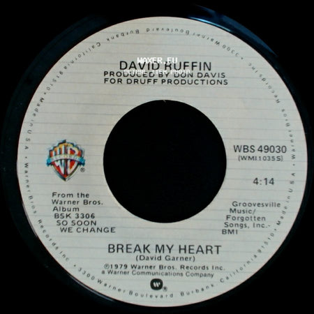 David Ruffin - Break My Heart / Sexy Dancer side A