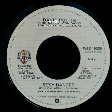 David Ruffin - Break My Heart / Sexy Dancer side B