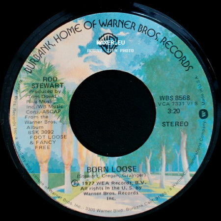 Rod Stewart - I Was Only Joking (Edit) / Born Loose side B