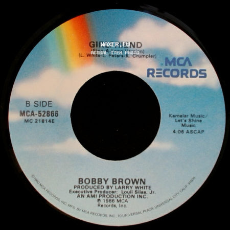 Bobby Brown - Girlfriend / Girlfriend (Sing-A-Long Version) side B