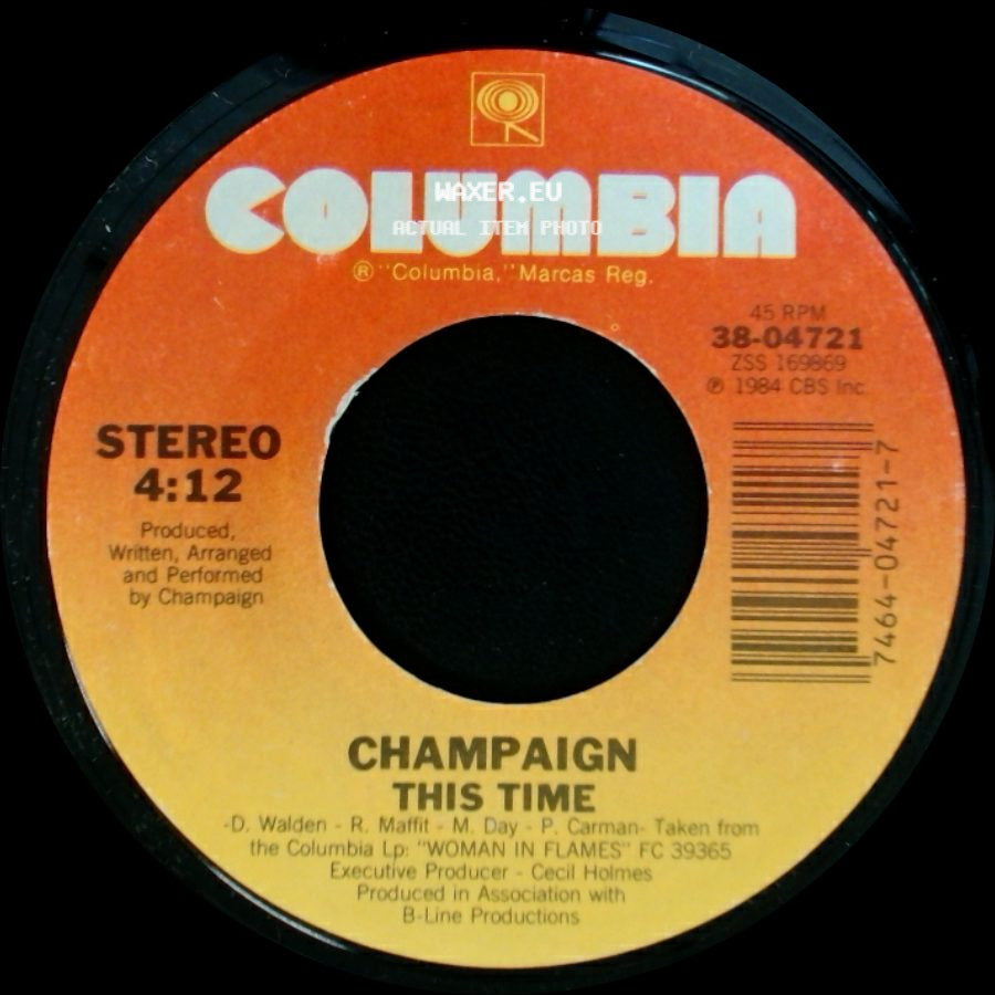 Champaign - This Time / Prisoner side A