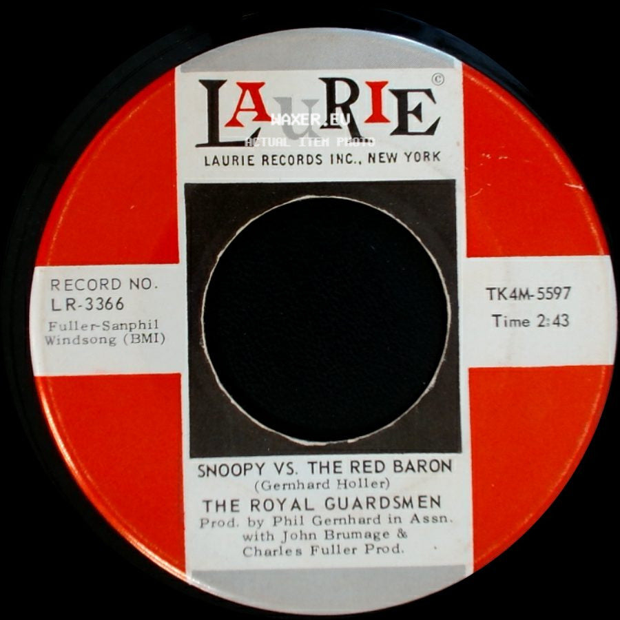 The Royal Guardsmen - I Needed You / Snoopy Vs. The Red Baron side B