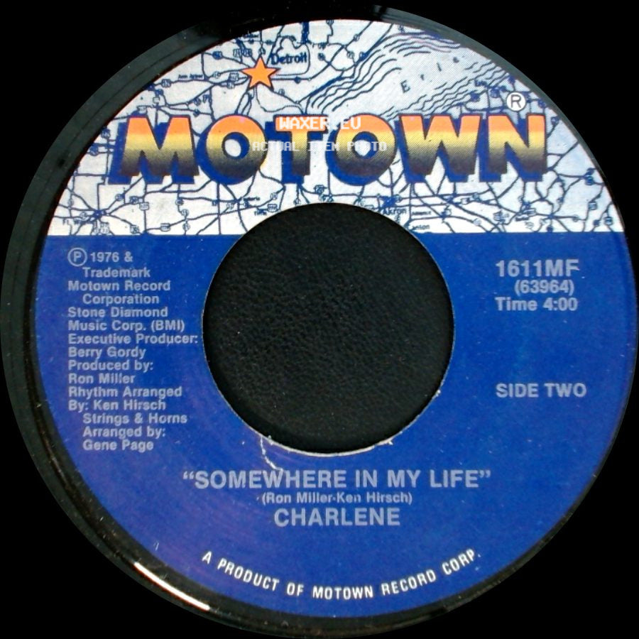 Charlene - I've Never Been To Me / Somewhere In My Life side B