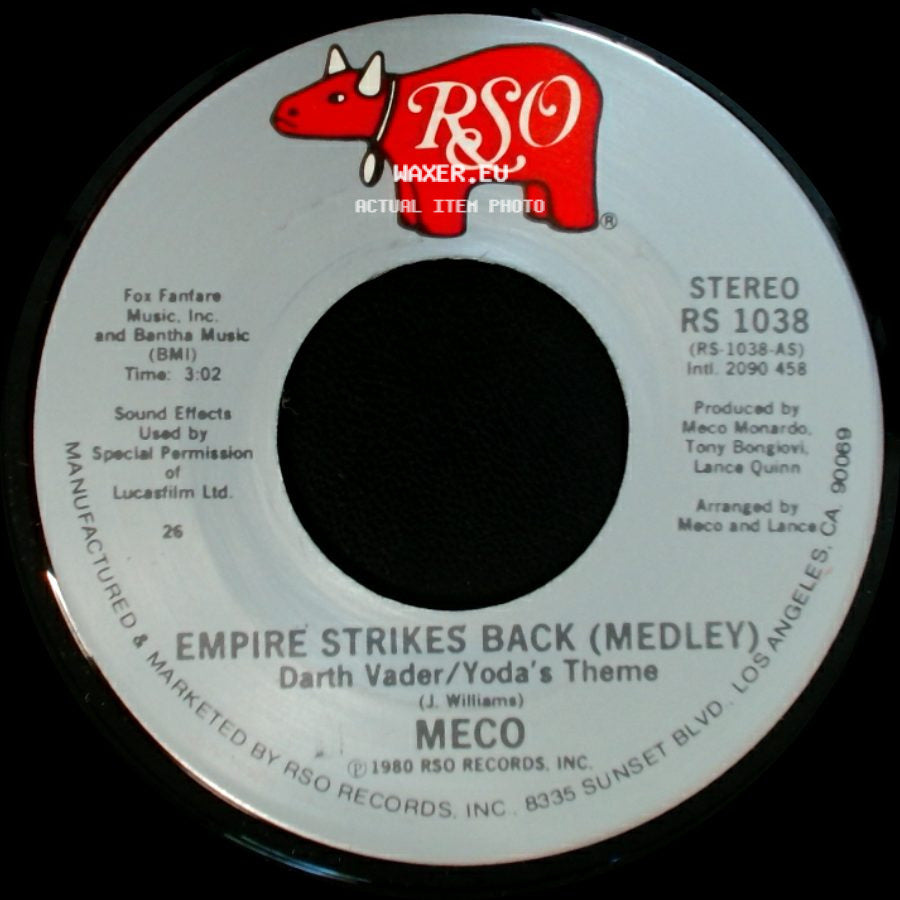 Meco - Empire Strikes Back (Medley) Darth Vader/Yoda's Theme / The Force Theme side A
