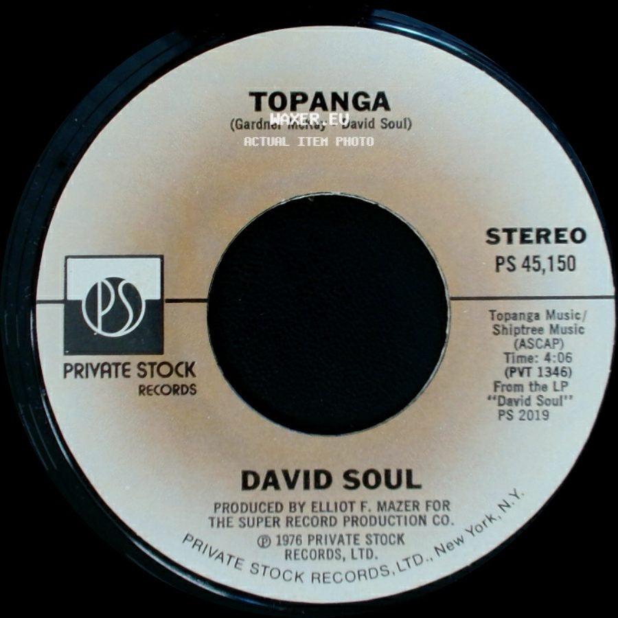 David Soul - Topanga / Going In With My Eyes Open side A