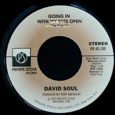 David Soul - Topanga / Going In With My Eyes Open side B