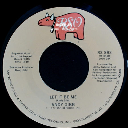 Andy Gibb - Let It Be Me / Shadow Dancing side A