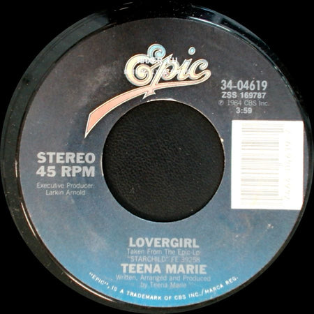 Teena Marie - Lovergirl / Lovergirl (Instrumental) side A