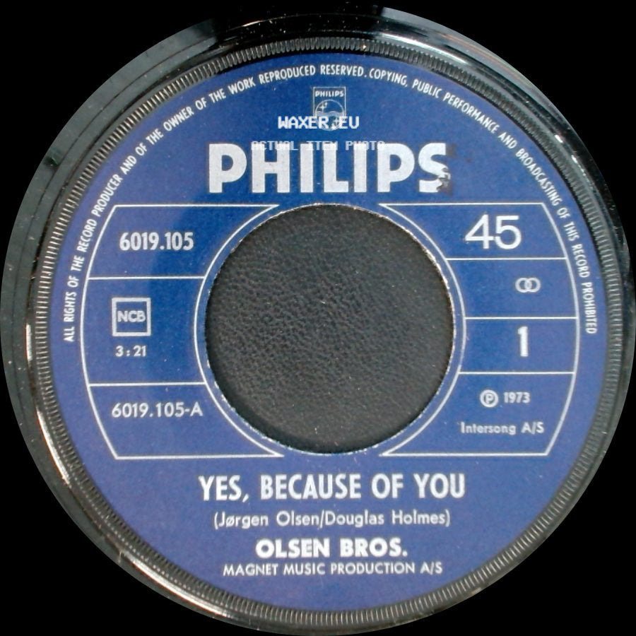 Olsen Bros. - What Now Christine? / Yes, Because Of You side B