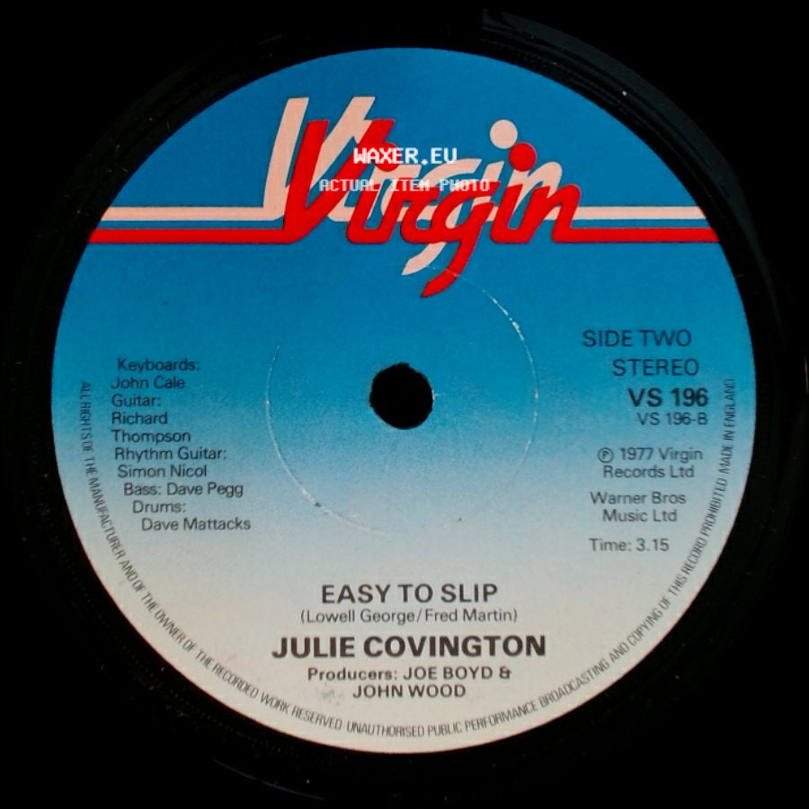 Julie Covington - Only Women Bleed / Easy To Slip side B