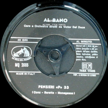 Al Bano - Pensieri «P» 33 / Nel Sole side A