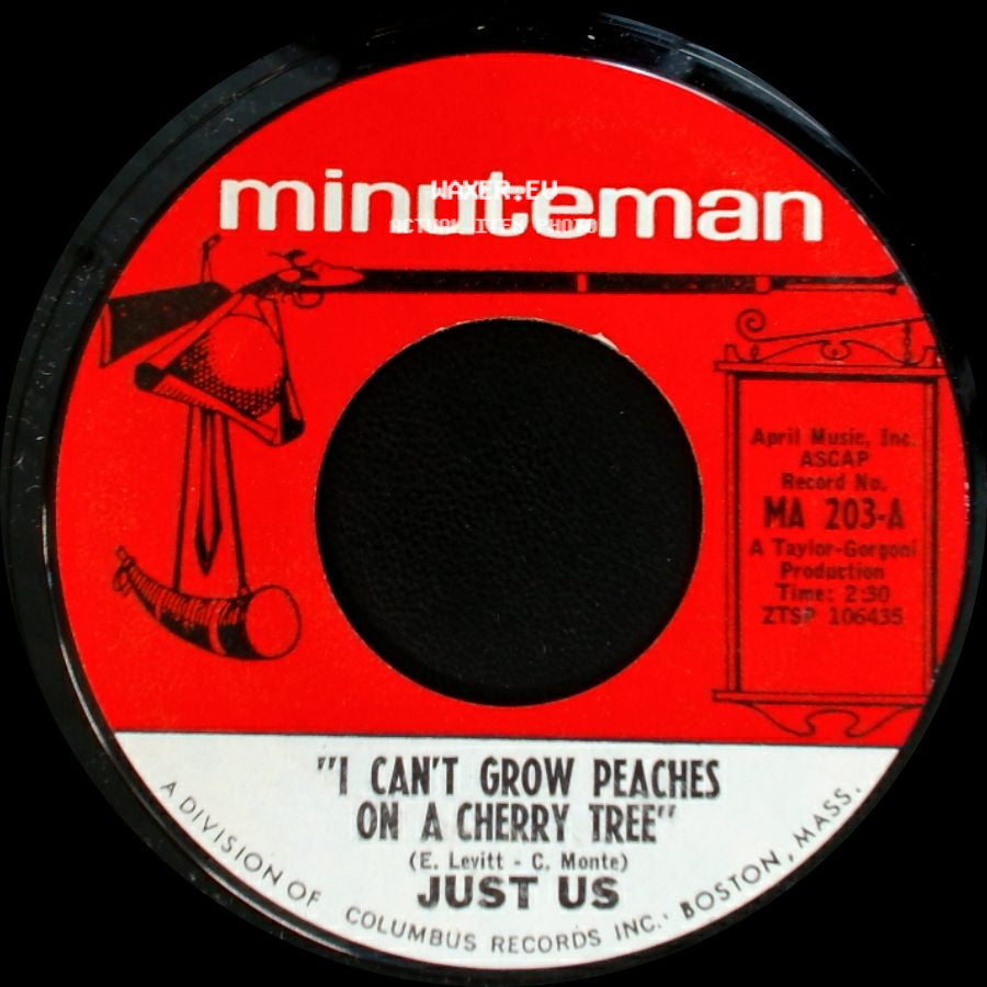 Just Us - I Can't Grow Peaches On A Cherry Tree / I Can Save You side A