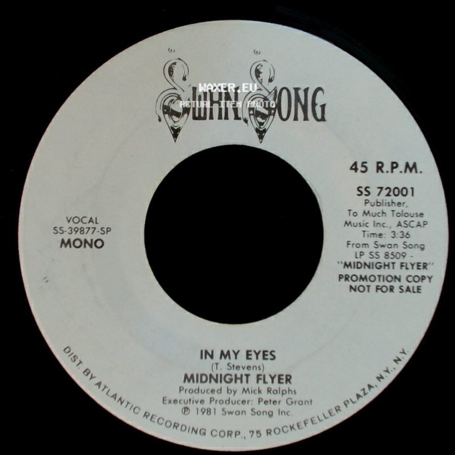 Midnight Flyer - In My Eyes / In My Eyes side A