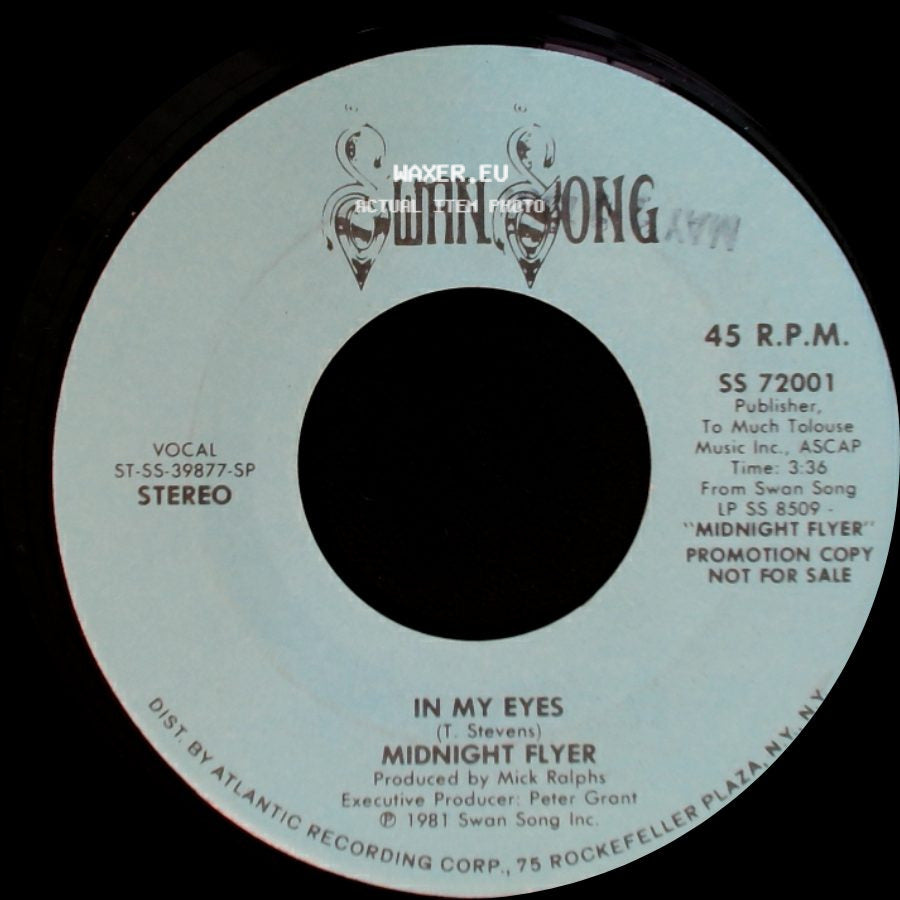 Midnight Flyer - In My Eyes / In My Eyes side B