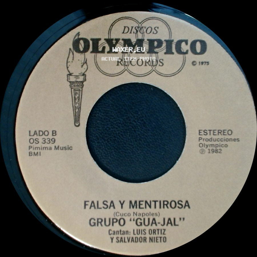 Grupo "Gua-Jal" - La De Los Ojos Azules / Falsa Y Mentirosa side B