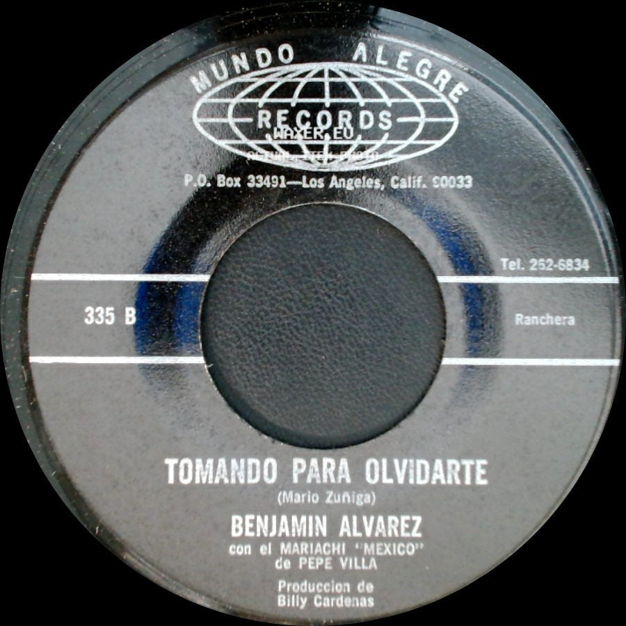 Benjamin Alvarez - Copa Amarga / Tomando Para Olvidarte side B