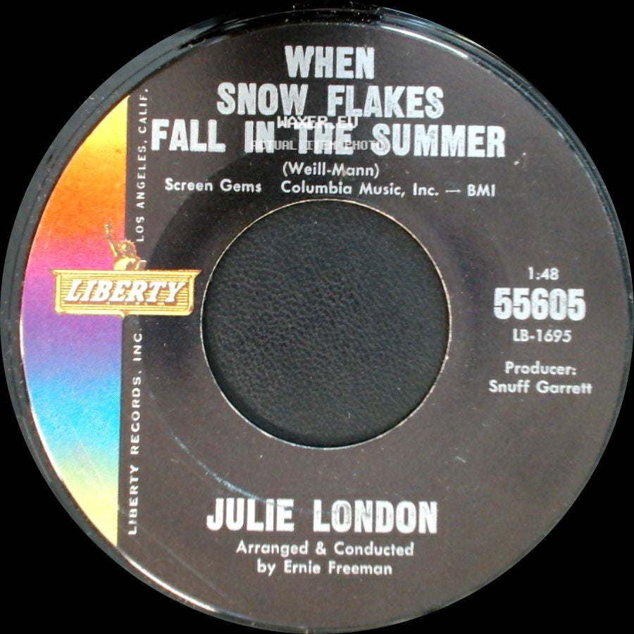 Julie London - I'm Coming Back To You / When Snow Flakes Fall In The Summer side B