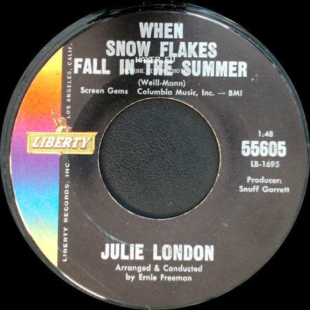 Julie London - I'm Coming Back To You / When Snow Flakes Fall In The Summer side B