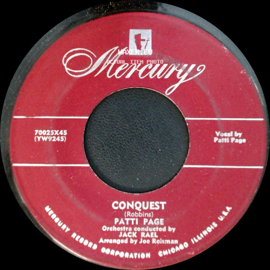 Patti Page - Conquest / Why Don't You Believe Me side A